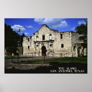Det Alamo trycket Poster