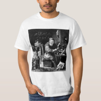 Det Alchemical laboratoriumet av den Robert Fludd Tee Shirt