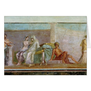 Det Aldobrandini bröllop, ANNONS 27 BC-14 Hälsningskort
