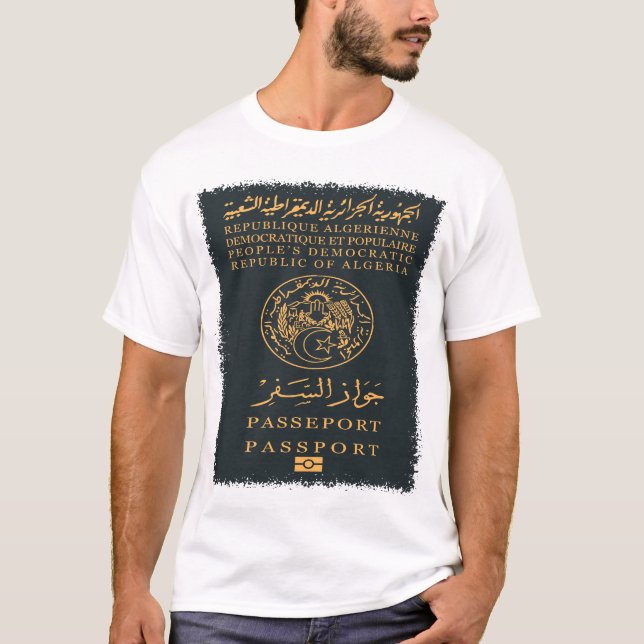 Det algeriska passet t shirt (Framsida)