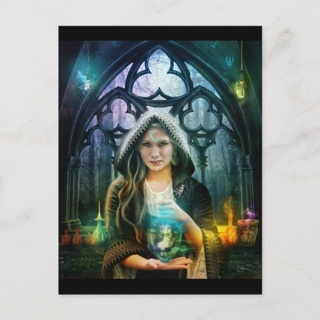 Det alkemistiska vykortet vykort (Framsida)