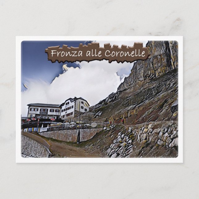 Det - Alperna Fronza alle Coronelle - Dolomiti - Vykort (Framsida)