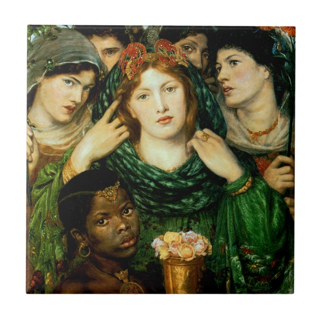 Det älskat (bruden) kakelplatta (Framsidan)