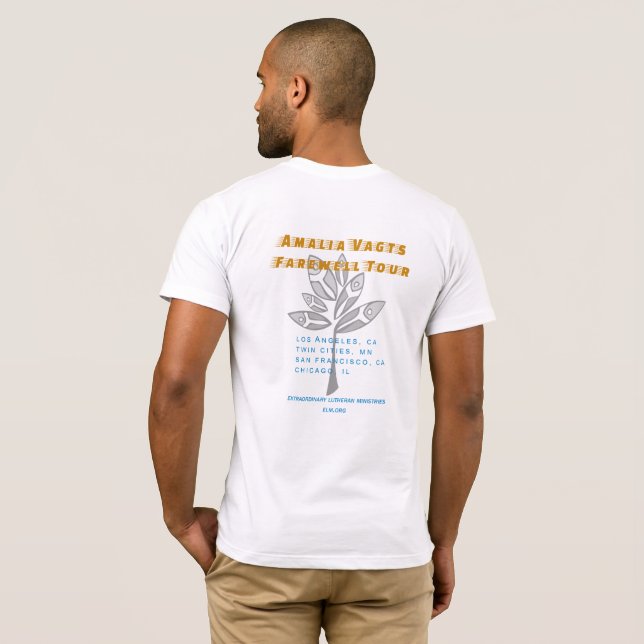 Det Amalia Vagts avskedet turnerar T-tröja T-shirt (Hel baksida)