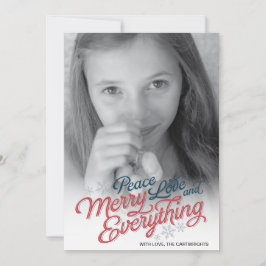 Det Americana röda bandet skrivar Julkort