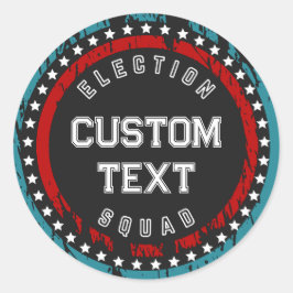 Det amerikanska presidentvalet 2024 Kampanj Runt Klistermärke