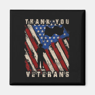 Det amerikanska Pridet Patriot Soldier Veterans Us Magnet