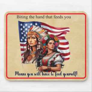 Det amerikanska ursprungsbefolkningens/mexikanska musmatta