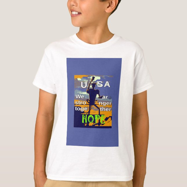 Det amerikanska valet Hillary Clinton hoppas på St Tee Shirt (Framsida)