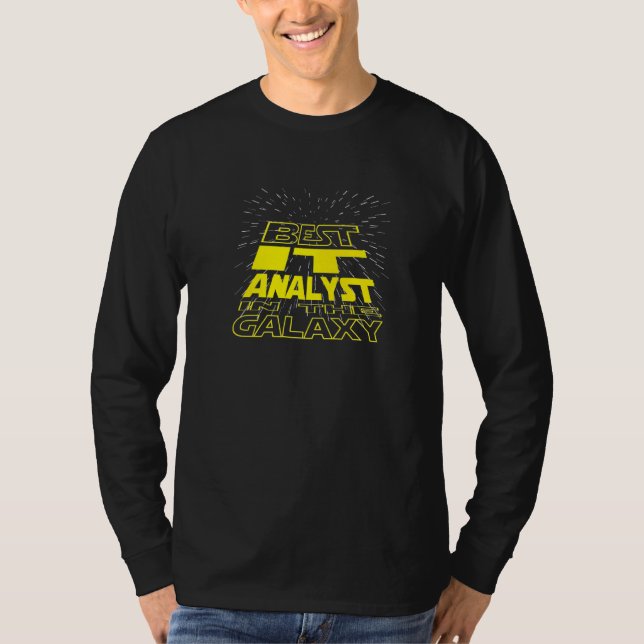Det analyserar Coola Galaxy-jobb T Shirt (Framsida)