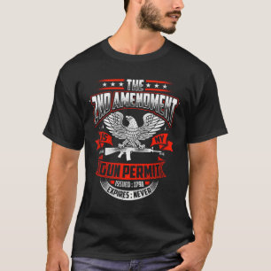 Det andra ändringsförslaget är mitt Gun-tillstånd T Shirt