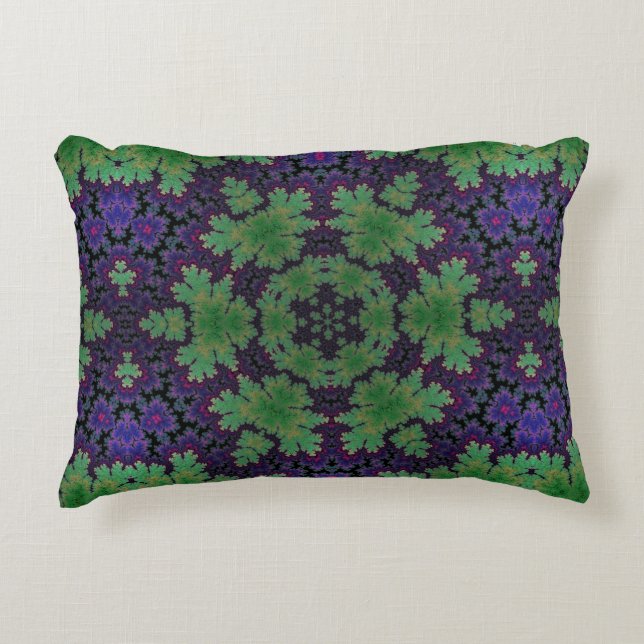 Det ändrade Fern Wheel Prydnadskudde (Framsidan)