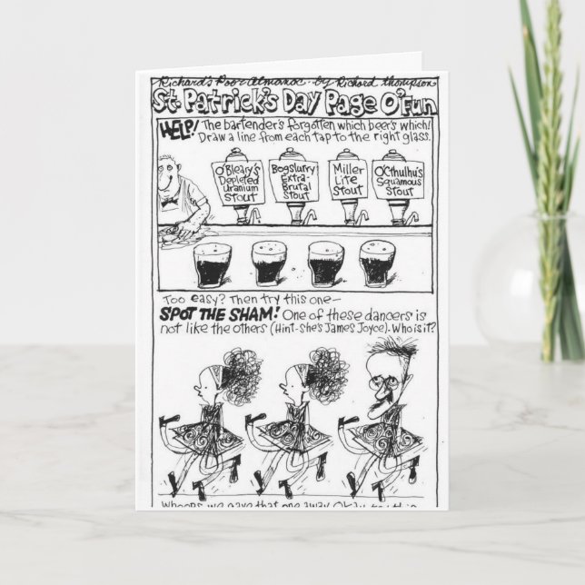Det annat Stets Patrick dagkortet Kort (Framsida)