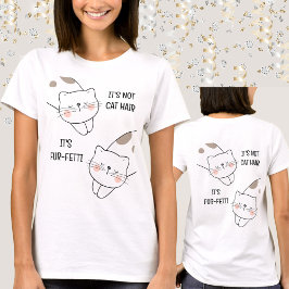 Det anpassade Cute Cat-namnet Funny Cat Lover T-sh T Shirt