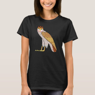 Det antika egyptiska Uggla Wisdom Protection Hiero T Shirt