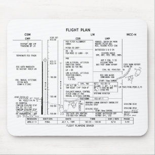 Det Apollo 11 flyg planerar Musmatta