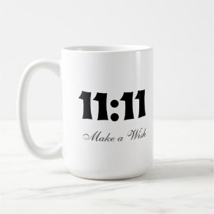 Det är 11:11 Gör en önskning Kaffemugg