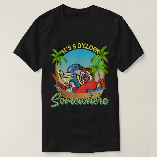 Det är 5 Oklocka någonstans.. T Shirt (Design framsida)