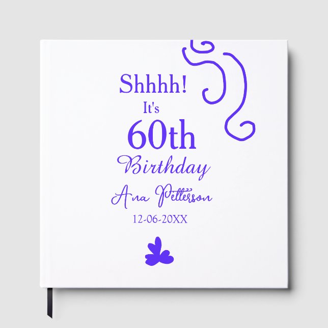 Det är 60 år sedan namn lila spank eller gästböcker (Framsida)