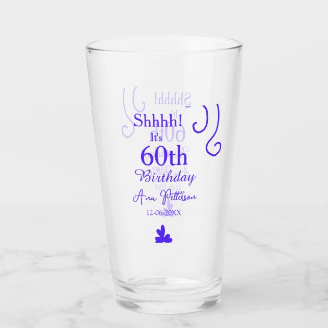 Det är 60 år sedan namn lila spank eller glaskopp (Framsida)