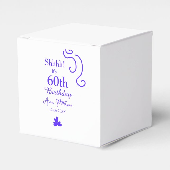 Det är 60 år sedan namn lila spank eller presentaskar (Framsidan Sidan)