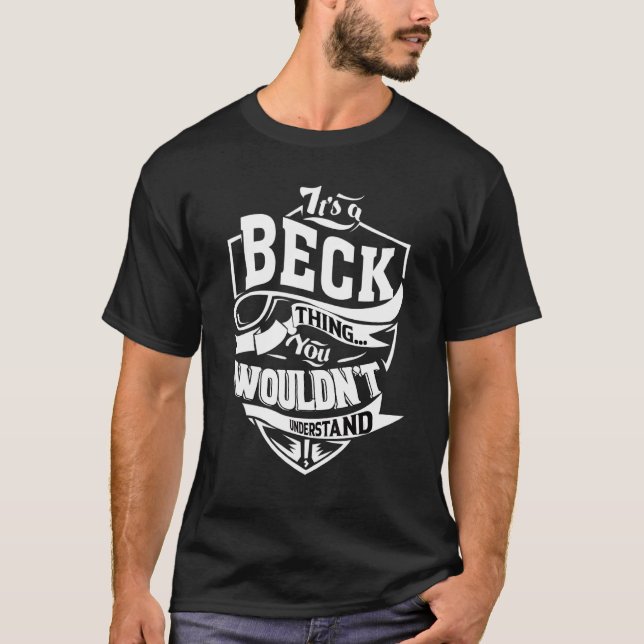 Det är A Beck Sak T Shirt (Framsida)