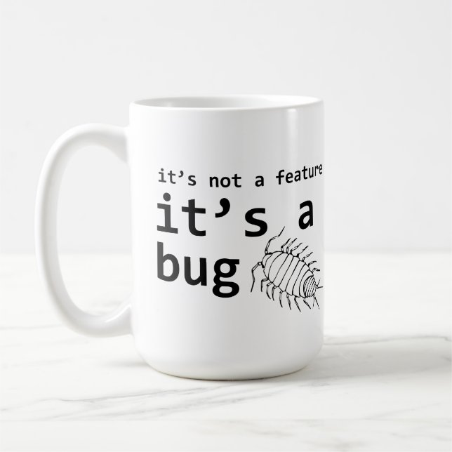 Det är A Kryp Kaffemugg (Vänster)