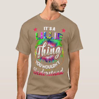 Det är A Lillie Sak - Tie Dye 60s 70s Hippie Lilli T Shirt