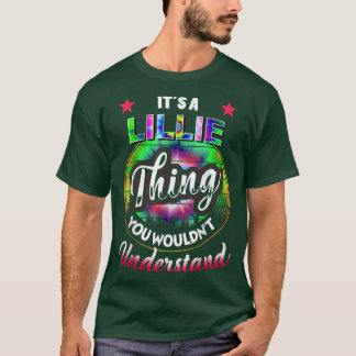 Det är A Lillie Sak Tie Dye 60s 70s Hippie Lillie T Shirt
