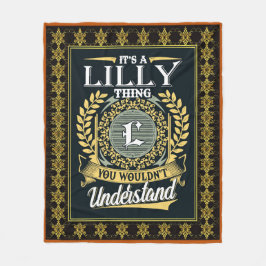 Det är A Lilly Sak du inte kunde förstå Fleecefilt