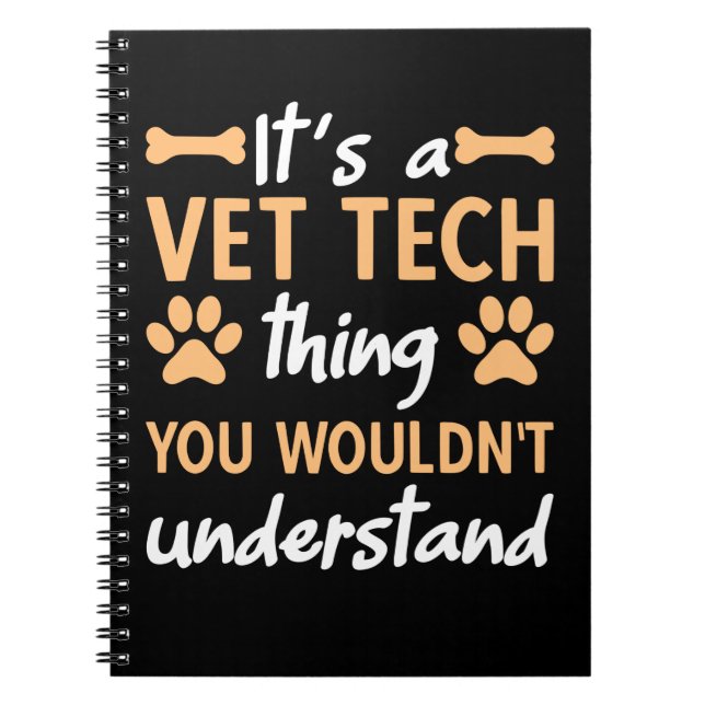 Det är A Vet Tech Sak Anteckningsbok (Framsidan)