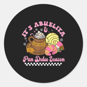 Det är Abuelita & Pan Dulce-säsong Varm chokla Runt Klistermärke