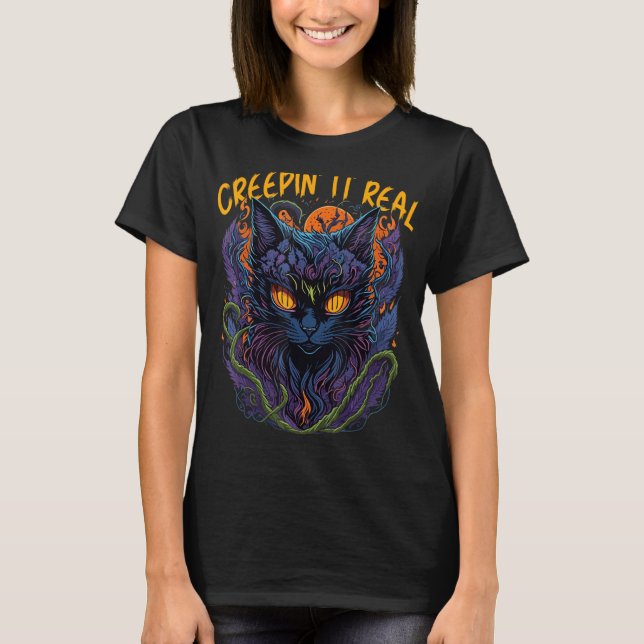 Det är äkta Creepy Bl. T Shirt (Framsida)