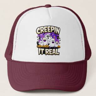 Det är äkta. Spooky Halloween Design Design Roli Keps