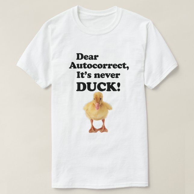 DET ÄR ALDRIG ANKA! T-Shirt (Design framsida)