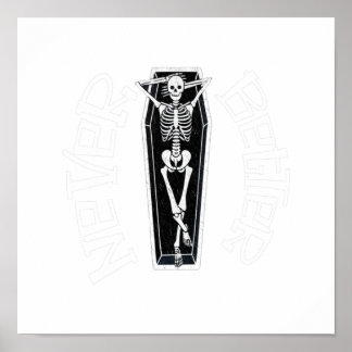 Det är aldrig bättre med Skullet i Koffin Hallo. Poster