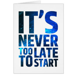 Det är aldrig för sent att starta hälsningskort