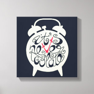 Det är aldrig för sent canvastryck