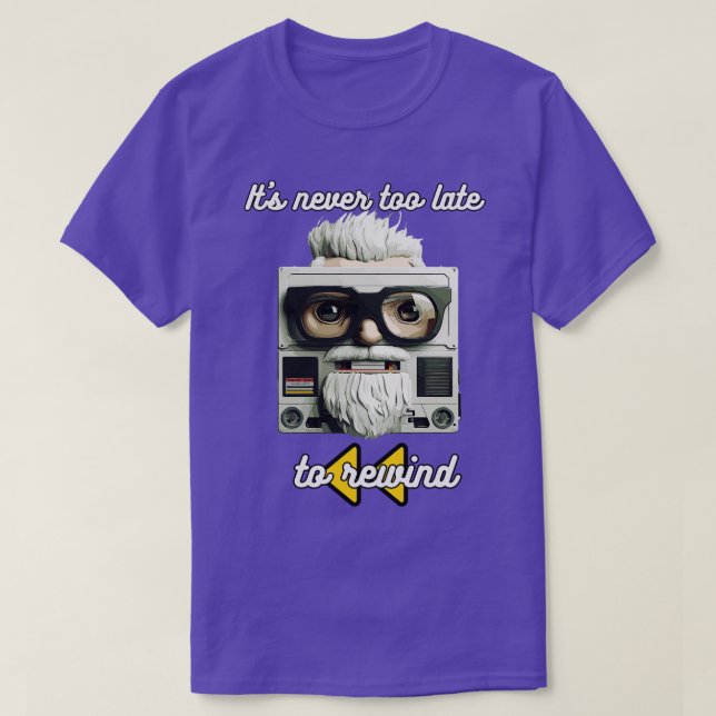 Det är aldrig för sent för det t shirt (Design framsida)