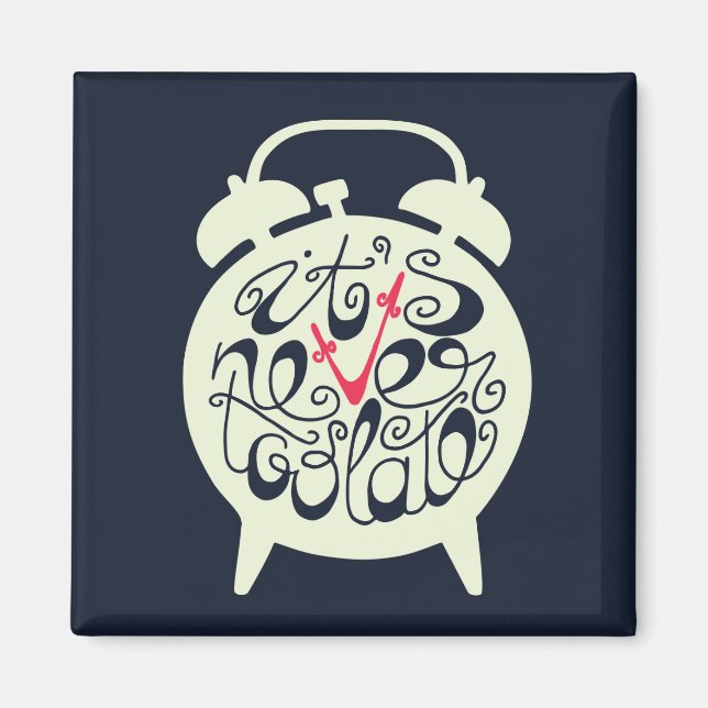 Det är aldrig för sent magnet (Framsidan)