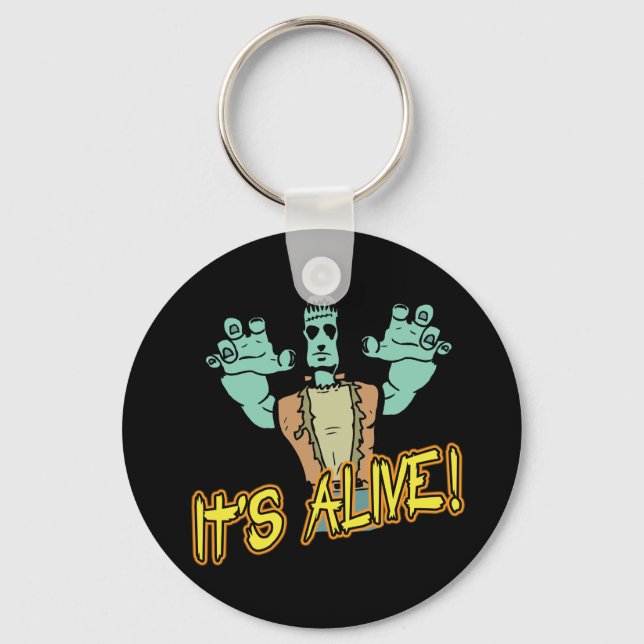 Det är Alive Frankenstein Keychain Nyckelring (Framsida)