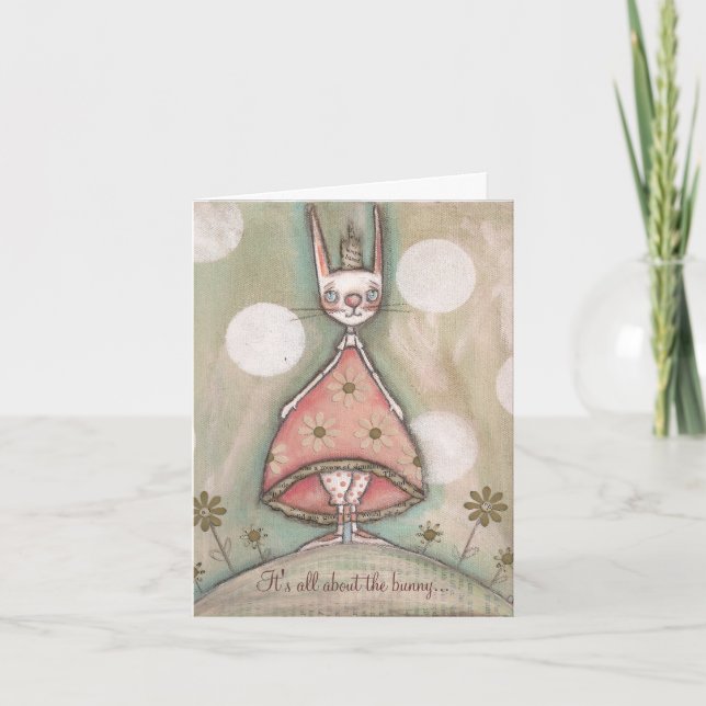 Det är All om kaninen Helgkort (Framsida)