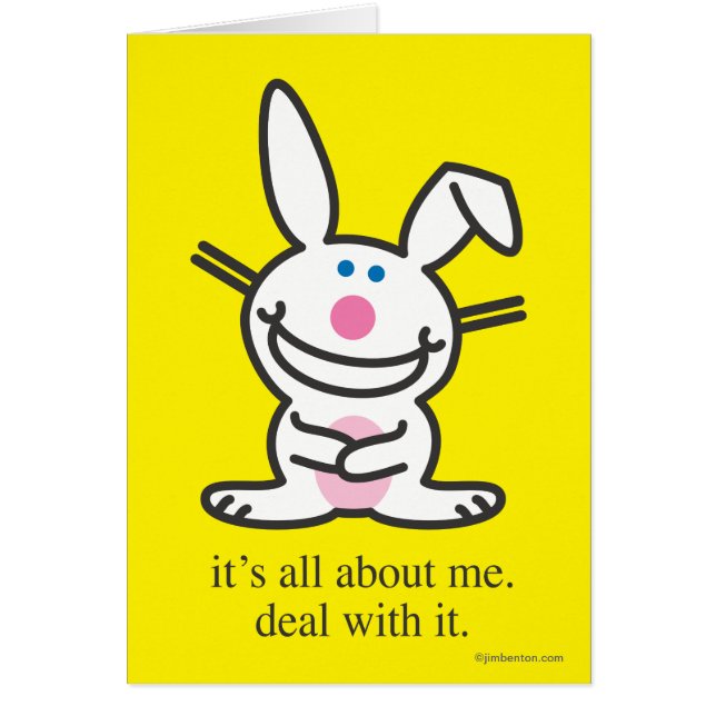 Det är All om mig Hälsningskort (Framsidan)