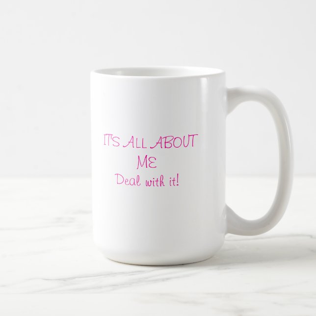 Det är all om mig muggen kaffemugg (Höger)