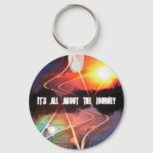 Det är all om resan Keychain Nyckelring