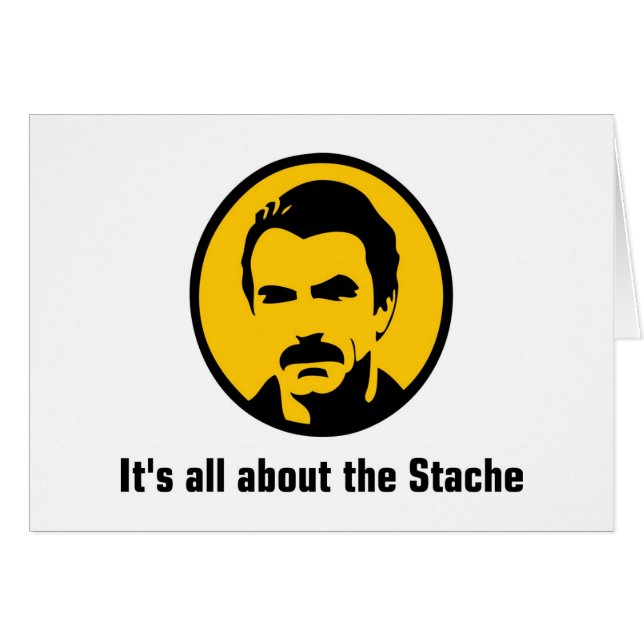 Det är All om Stachen Hälsningskort (Framsidan Horizontal)