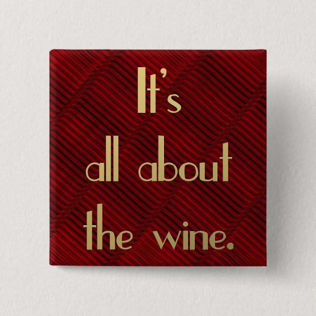 Det är All om vinet Knapp (Framsida)