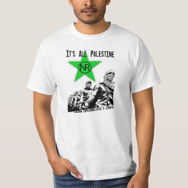 Det är all Palestina! T-shirt (Framsida)