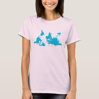 Det är All Relative World map T.T-skjorta Tröja