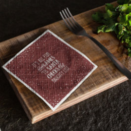 Det är all Roligt och spel Naughty List jul Pappersservett